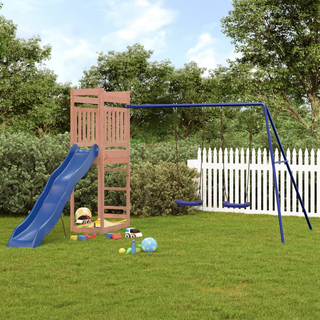 Outdoor Playset Solid Wood Douglas - Giant Lobelia