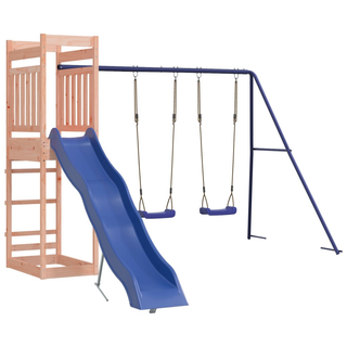 Outdoor Playset Solid Wood Douglas - Giant Lobelia