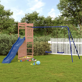 Outdoor Playset Solid Wood Douglas - Giant Lobelia