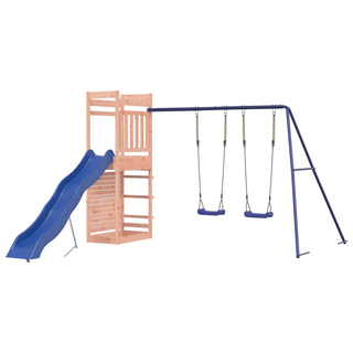 Outdoor Playset Solid Wood Douglas - Giant Lobelia