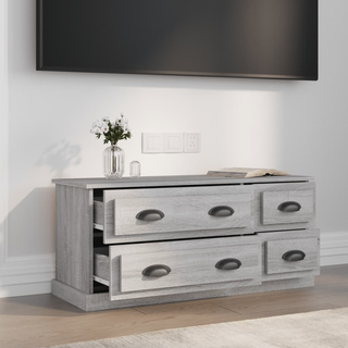 TV Cabinet Grey Sonoma 100x35.5x45 cm Engineered Wood - Giant Lobelia