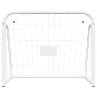 vidaXL Football Goal with Net White 125x96x60 cm Steel&Polyester - Giant Lobelia