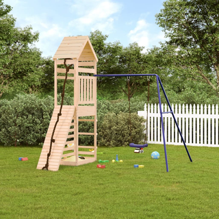 Outdoor Playset Solid Wood Pine - Giant Lobelia