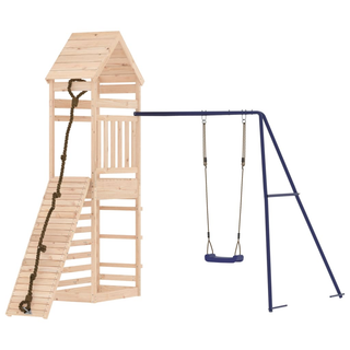 Outdoor Playset Solid Wood Pine - Giant Lobelia