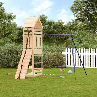 Outdoor Playset Solid Wood Pine - Giant Lobelia