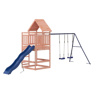 Outdoor Playset Solid Wood Douglas - Giant Lobelia