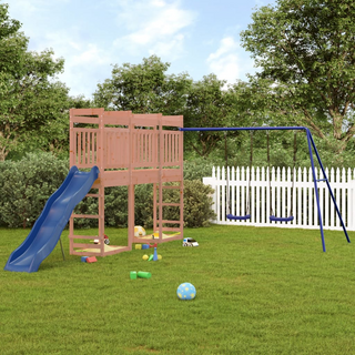 Outdoor Playset Solid Wood Douglas - Giant Lobelia