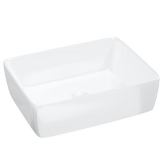 Wash Basin White 48x37x13 cm Ceramic Rectangle - Giant Lobelia