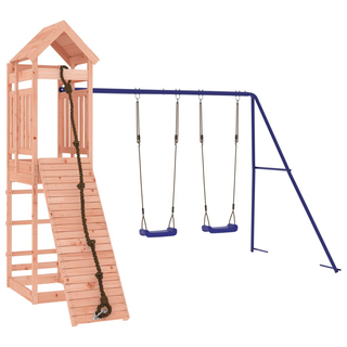 Outdoor Playset Solid Wood Douglas - Giant Lobelia