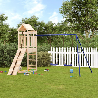 Outdoor Playset Solid Wood Pine - Giant Lobelia