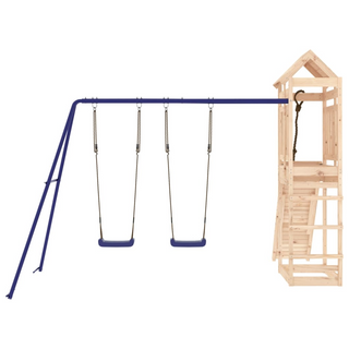 Outdoor Playset Solid Wood Pine - Giant Lobelia