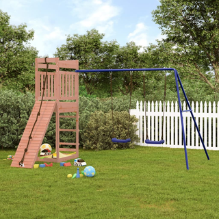 Outdoor Playset Solid Wood Douglas - Giant Lobelia