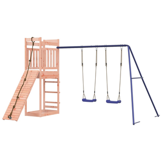 Outdoor Playset Solid Wood Douglas - Giant Lobelia