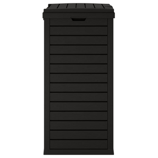 Outdoor Garbage Bin Black 41x41x86 cm Polypropylene - Giant Lobelia