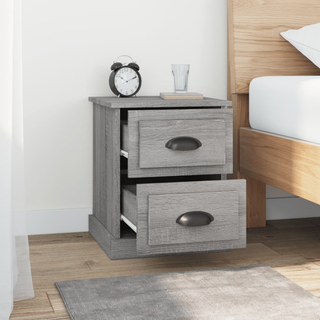 Bedside Cabinets 2 pcs Grey Sonoma 39x39x47.5 cm Engineered Wood - Giant Lobelia