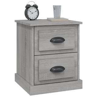 Bedside Cabinets 2 pcs Grey Sonoma 39x39x47.5 cm Engineered Wood - Giant Lobelia