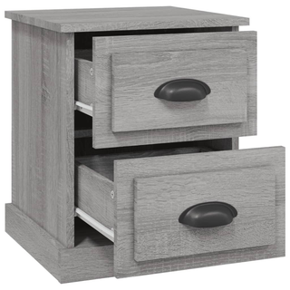 Bedside Cabinets 2 pcs Grey Sonoma 39x39x47.5 cm Engineered Wood - Giant Lobelia