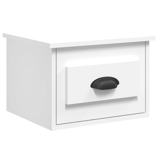 Wall-mounted Bedside Cabinets 2 pcs White 41.5x36x28cm - Giant Lobelia