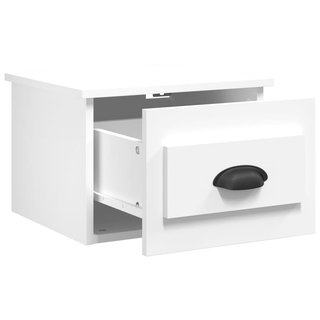 Wall-mounted Bedside Cabinets 2 pcs White 41.5x36x28cm - Giant Lobelia