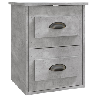 Wall-mounted Bedside Cabinets 2 pcs Concrete Grey 41.5x36x53cm - Giant Lobelia