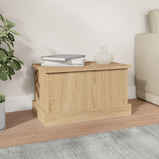 vidaXL Storage Box Sonoma Oak 50x30x28 cm Engineered Wood - Giant Lobelia