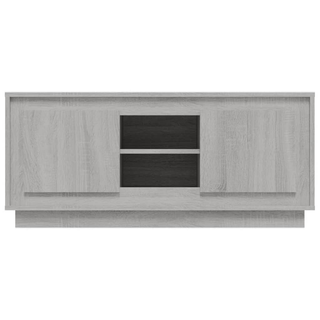 TV Cabinet Grey Sonoma 102x35x45 cm Engineered Wood - Giant Lobelia