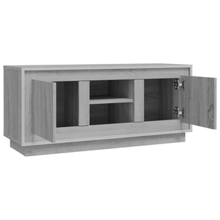 TV Cabinet Grey Sonoma 102x35x45 cm Engineered Wood - Giant Lobelia