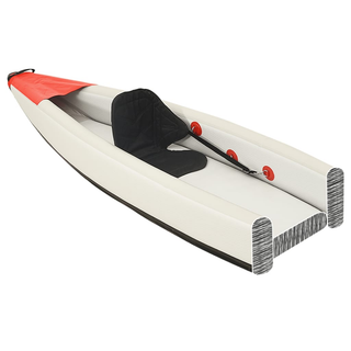 Inflatable Kayak Red 375x72x31 cm Polyester - Giant Lobelia