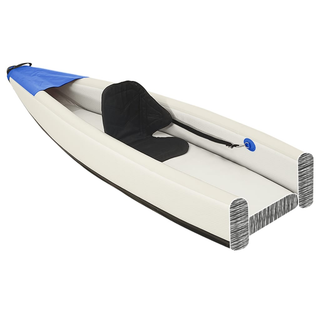 Inflatable Kayak Blue 424x81x31 cm Polyester - Giant Lobelia