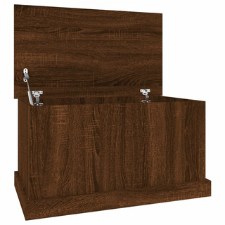 vidaXL Storage Box Brown Oak 70x40x38 cm Engineered Wood - Giant Lobelia