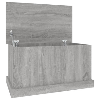 vidaXL Storage Box Grey Sonoma 70x40x38 cm Engineered Wood - Giant Lobelia