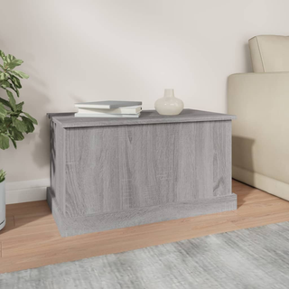 vidaXL Storage Box Grey Sonoma 70x40x38 cm Engineered Wood - Giant Lobelia