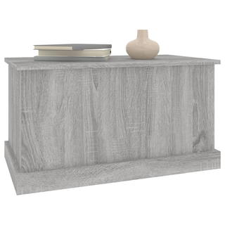 vidaXL Storage Box Grey Sonoma 70x40x38 cm Engineered Wood - Giant Lobelia