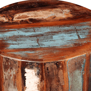 vidaXL Stool Solid Reclaimed Wood - Giant Lobelia