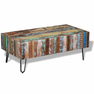 vidaXL Coffee Table Solid Reclaimed Wood 100x50x38 cm - Giant Lobelia