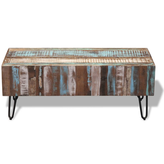 vidaXL Coffee Table Solid Reclaimed Wood 100x50x38 cm - Giant Lobelia