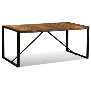 vidaXL Dining Table Solid Reclaimed Wood 180 cm - Giant Lobelia