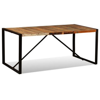 vidaXL Dining Table Solid Reclaimed Wood 180 cm - Giant Lobelia