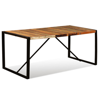 vidaXL Dining Table Solid Reclaimed Wood 180 cm - Giant Lobelia