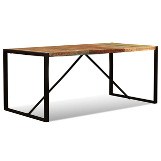 vidaXL Dining Table Solid Reclaimed Wood 180 cm - Giant Lobelia