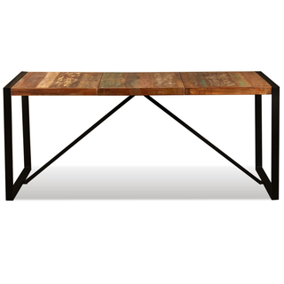 vidaXL Dining Table Solid Reclaimed Wood 180 cm - Giant Lobelia