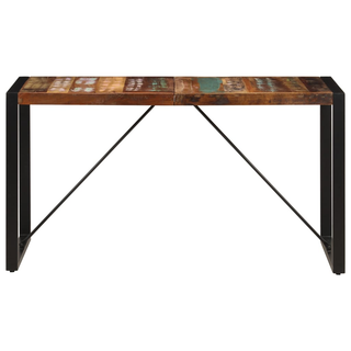 vidaXL Dining Table 140x70x75 cm Solid Reclaimed Wood - Giant Lobelia