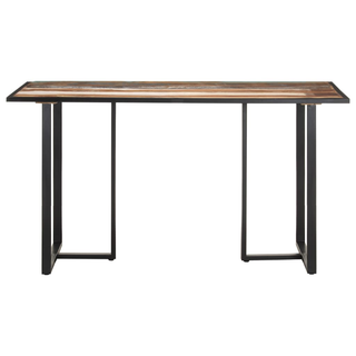 vidaXL Dining Table 140 cm Solid Reclaimed Wood - Giant Lobelia