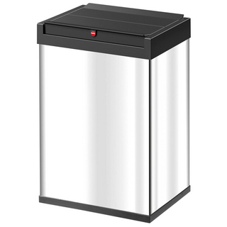 Hailo Waste Bin Big-Box Swing Size L 35 L Stainless Steel 0840-111 - Giant Lobelia