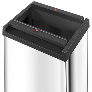 Hailo Waste Bin Big-Box Swing Size L 35 L Stainless Steel 0840-111 - Giant Lobelia