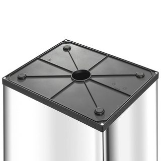 Hailo Waste Bin Big-Box Swing Size L 35 L Stainless Steel 0840-111 - Giant Lobelia