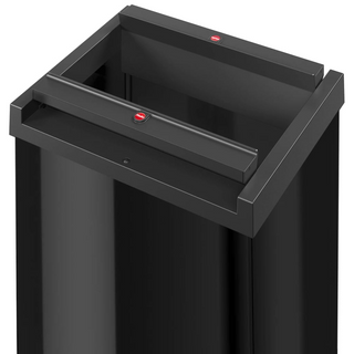 Hailo Waste Bin Big-Box Swing Size XL 52 L Black 0860-241 - Giant Lobelia