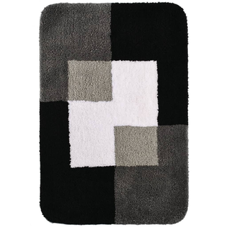 RIDDER Bathroom Rug Coins 60x90 cm Grey 7103307 - Giant Lobelia