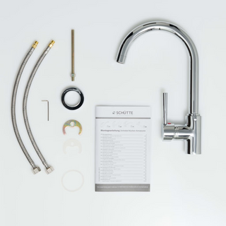 SCHÜTTE Sink Mixer CORNWALL Chrome - Giant Lobelia