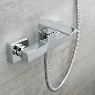 SCHÜTTE Shower Mixer Tap TOKYO II Chrome - Giant Lobelia